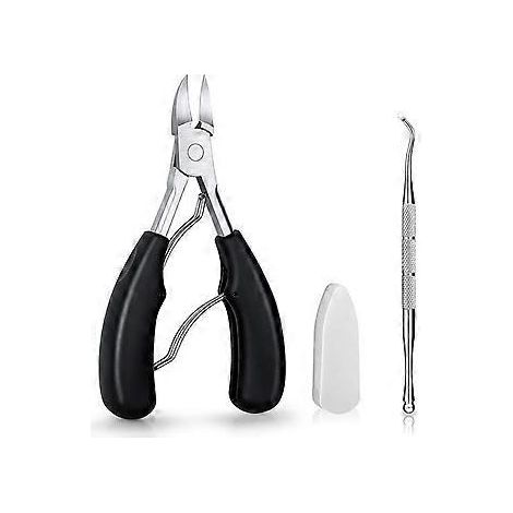 Solution professionnelle pour pédicure, coupe-ongles incarnés avec ressort intégré, poignée ergonomique pour une coupe facile, idéal pour les ongles épais et