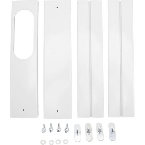 – Kit per finestre per condizionatori portatili da 16,9 a 55 pollici – Pannelli di tenuta regolabili in PVC – Installazione semplice per ufficio e casa -Crezuo