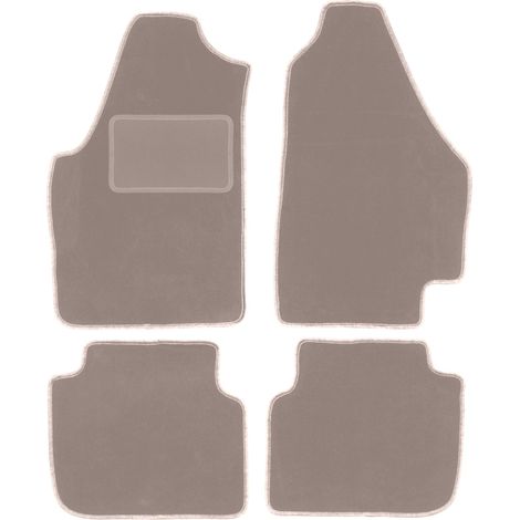 Tappetini in velluto per auto: Lancia Musa monovolume (2004-2012) beige (1/5)