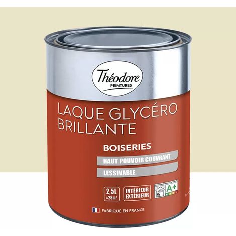Laque Glycéro Brillante Théodore Ivoire 2,5 L (1/2)