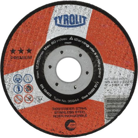 TYROLIT Trennscheibe PREMIUM, Scheiben-Ø: 125 mm, 563300 125