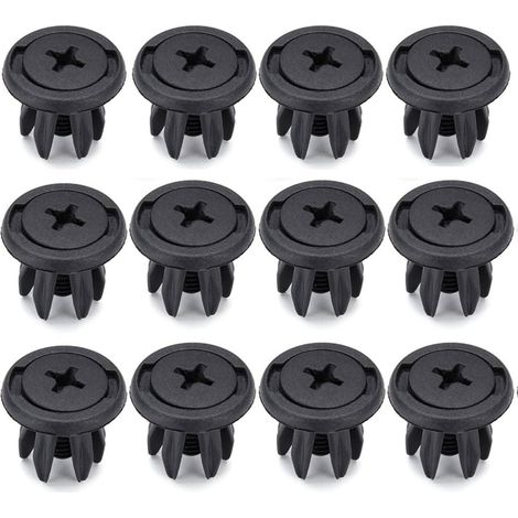 12Pcs Plastique Auto Splash Guard Liner Rivets Voiture Fixation Clip De Retenue s'adapte pour Mini Cooper (1/4)