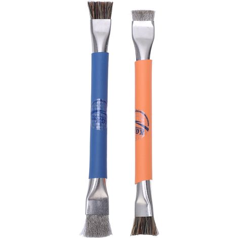 2 brosses pour carte mère, nettoyage multi-angles, mini pour composants électroniques (1/5)