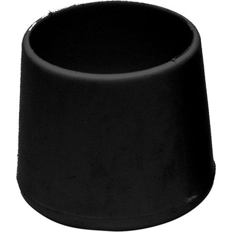 Contera redonda flexible “CNT07” de caucho negro Ø1x1,6cm (25 unidades) MICEL (1/2)