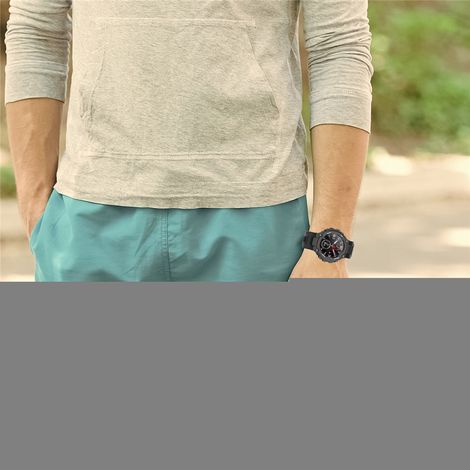 Bracelet de rechange en silicone respirant pour montre Amazfit T-Rex, sangle confortable avec outils d'installation. (1/5)
