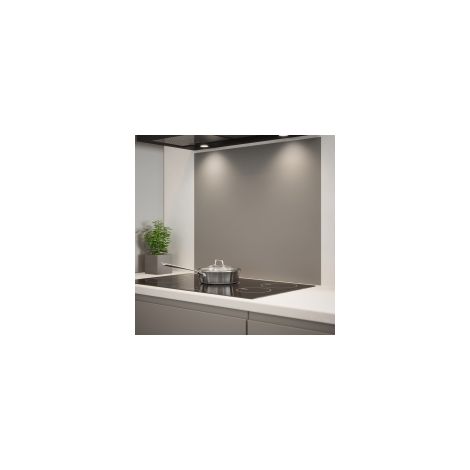 Matt Grey Glass Kitchen Splashback 900mm x 750mm (1/2)