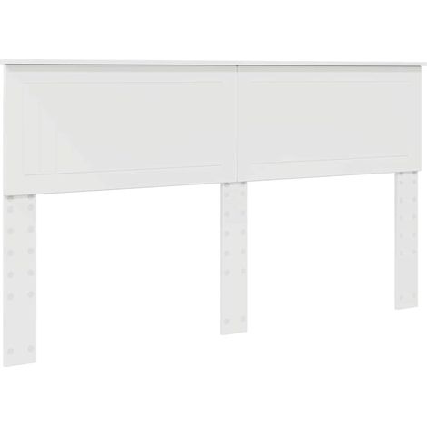 Tête de lit,Décoration murale Blanc Brillant 160 cm Bois d'ingénierie CFW453835 (1/5)