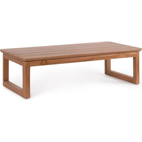 Tavolino "Evora" struttura in teak con finitura a base d'acqua per arredo casa (1/4)