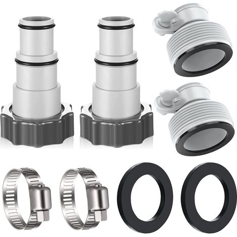 Nettoyeur de fond de piscine, Aspirateur de piscine, Piscine, Aspirateur de piscine, 32 à 38, Adaptateur pour piscine Intex, Kit adaptateur de tuyau de piscine, Accessoires de piscine, Buse de tuyau, 