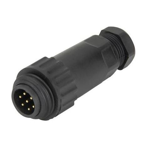 Weipu 814086 Connettore circolare Spina dritta Tot poli: 6 + PE Serie (connettore circolare): WA 1 pz.