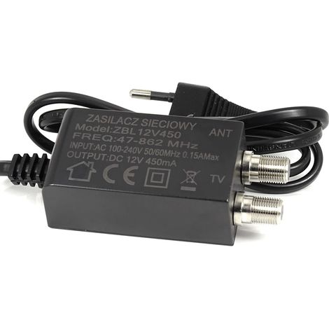 Alimentatore 12V/450mA con separatore ZBL12V450
