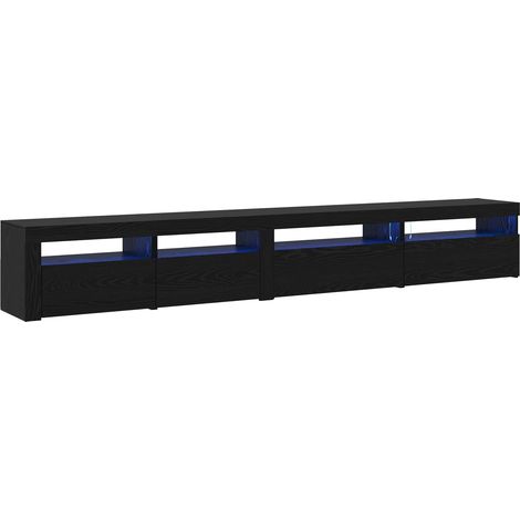 Maison Exclusive - Set mobile TV 3 pcs Rovere Nero 270 x 35 x 40 cm