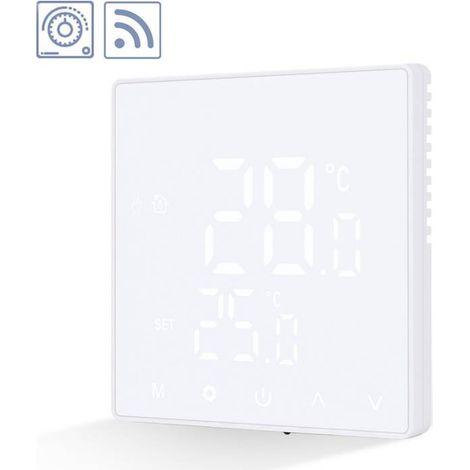 Termostato digital WiFi + ZigBee KOOB blanco (1/4)