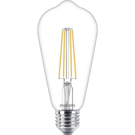 Philips LED 76303900 LED CEE F (A - G) E27 forme spéciale 4.3 W = 40 W blanc chaud (Ø x L) 6.4 cm x 14 cm 1 pc(s) A807232 (1/5)
