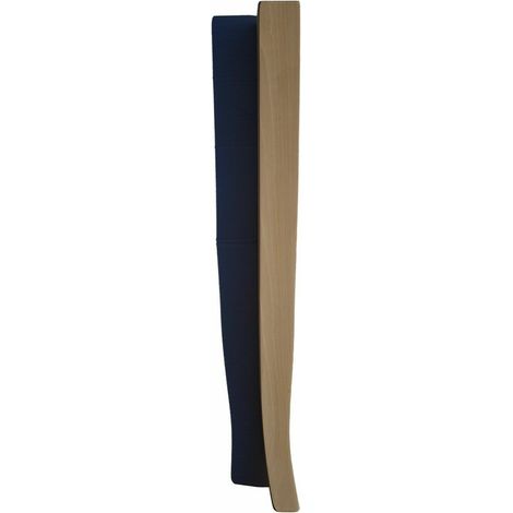 Gamba tavolo a sciabola in legno di faggio grezza mm 63 x h 750 mod arte povera dimensione disponibile: senza scasso