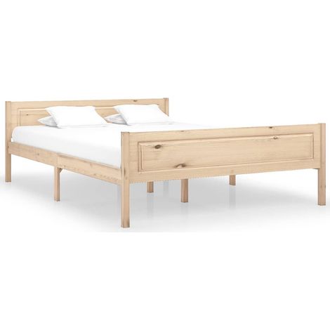 Lit Bois de pin massif 160x200 12 (1/5)