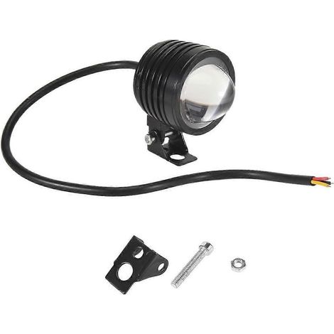Faro delantero de motocicleta de 3 pulgadas, 30 W, 6000 lúmenes, ojo de pez, LED, para motocicleta, faro antiniebla, focos de conducción.