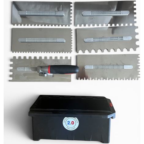 Kit Peignes à Colle 6 pièces Lames Inox 6 12 mm & Manche Interchangeable (1/4)