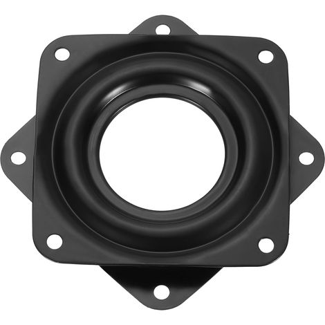 plateau tournant Lazy Susan à rotation de 360° noir (72x8mm) (1/5)