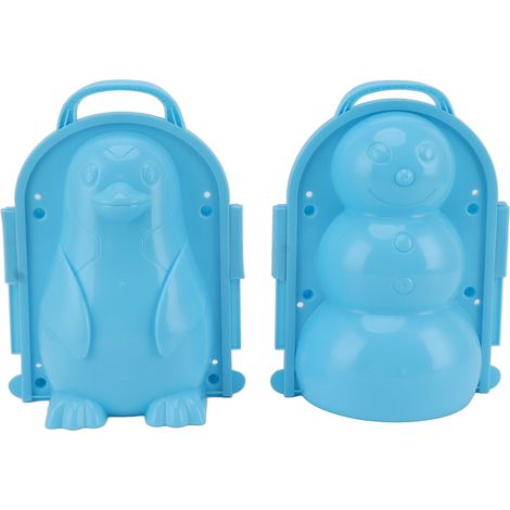Moule à boules de neige en plastique pour enfants et adultes, idéal pour les jeux de sable et de combat en extérieur. (1/5)