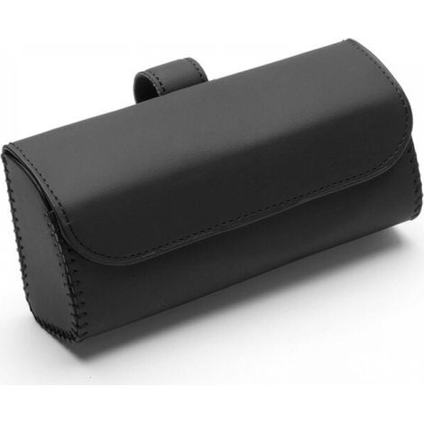 Car Sun Visor Clip Sunglasses Holder Storage Box Leather Glasses Case Sunglass Holder with Ticket Card Clip (1/5)