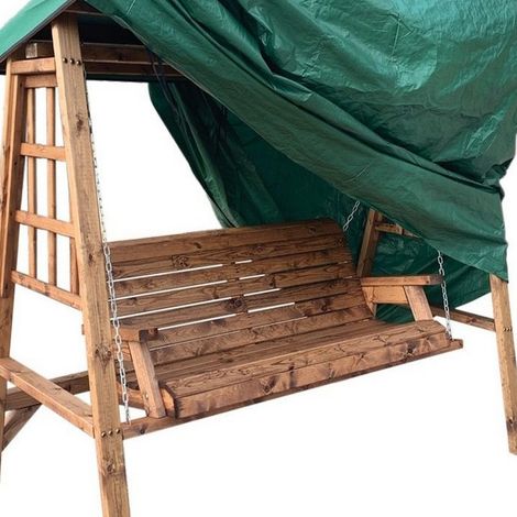 Deluxe Fitted Three Seater Swing Cover - L130 x W230 x H200 cm - Fully Assembled