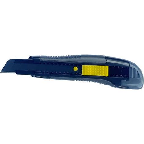 CUTTER LAMA NERA SPEZZARE 18MM GUIDA METALLO MAURER - CF. BLISTER