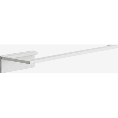 Toilette mural adhésif avec barre de 30 cm pour salle de bain en acier inoxydable Jalter SKLUM Blanc (1/5)