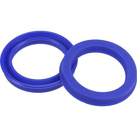 2 Pièces Joints Radiaux UHS, Joints À Huile En PU Industriel Pour Vérins Hydrauliques (Bleu, 31.5-mm Alésage x 41.5-mm Diamètre Extérieur 6-mm Largeur) (1/5)