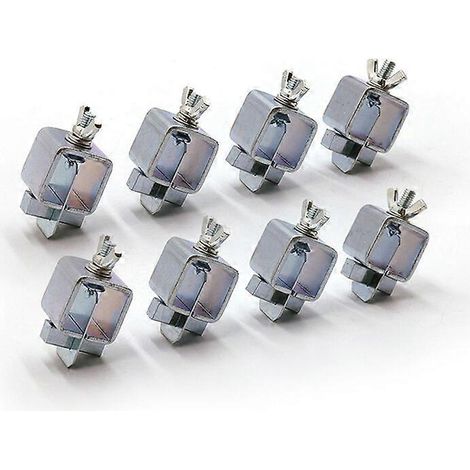 8-teiliges elektrisches Schmetterlingsschweißklemmen-Set, Schweißpositionierer, Schweißauskleidung, Blechausrichtungspositionierer (1/3)