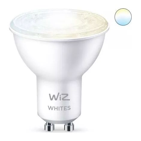 Lampadina LED Dicroica Philips Wiz Bianco F 4,7 W GU10 345 Lm (2700 K) (2700-6500 K) (1/10)