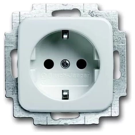 Busch-Jaeger 20 EURKS-214 SCHUKO® Steckdosen-Einsatz mit erh. Berührungsschutz (1/2)