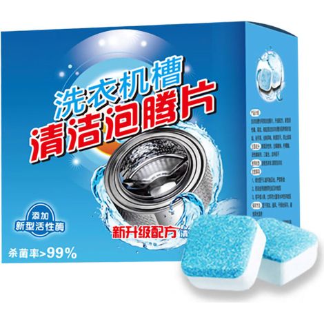 Comprimés effervescents nettoyants pour lave-linge - Détartrage et entretien machine à laver (1/5)