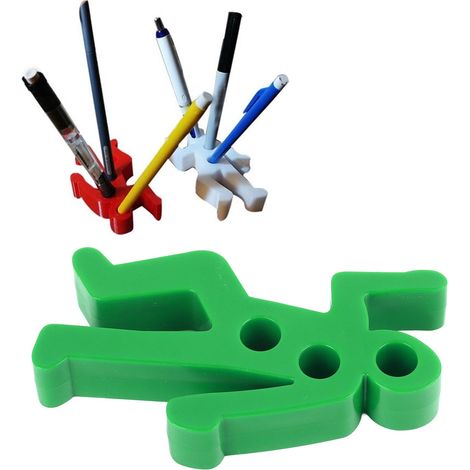 Porte-stylo Décor Bureau Original - Décoration Bureau Fun Crime Scene - Porte crayon Bureau Pencil Holder Style Crime Scene - Green (1/5)