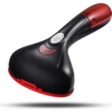 Défroisseur vapeur portable 1500 W, chauffe rapide en 15 secondes, idéal pour la maison et les voyages (noir) (1/4)