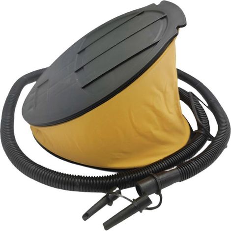 Pompe à pied à soufflet, pompe à air portable pour gonfler matelas, bateau gonflable, ballon de gym, ballon, bouée (1/5)