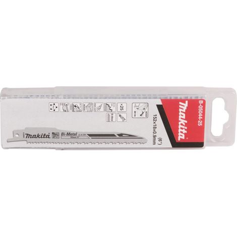 Hojas de sierra de calar Makita b-05044-2 bimetálicas 152 mm 2 piezas