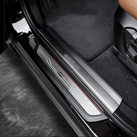 (Jaune olive) Accessoires : Pédale d'accueil de porte,seuil de porte,baguettes de finition pour BMW Série 1,3,4,5,3GT,X1,X3,X4,X5,X6,F20,F30,F10,F25,F16,F15 (1/3)