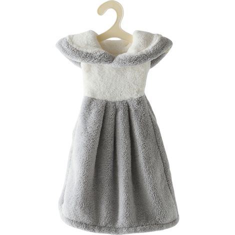 Serviette De Main - Microfibre Velours Corail - 36x27 cm - Pour Cuisine Et Salle De Bains - 1 Pièce (1/5)