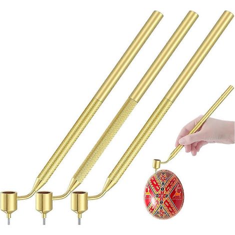Pysanka Set mit 3 Heißwachs-Zeichenstiften für dekorative Kunst