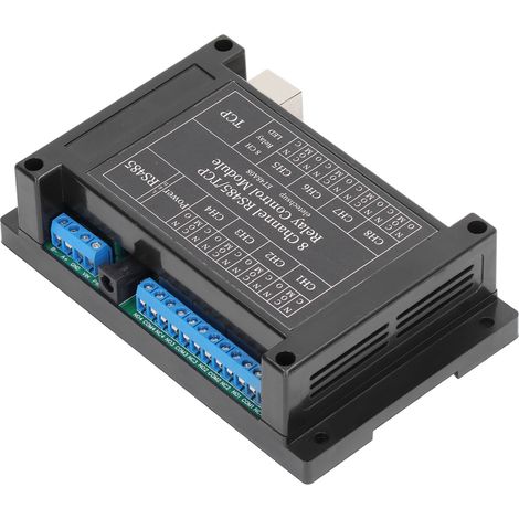Module relais 8 canaux 6 instructions, protection de circuit interne, carte de commande de relais avec boîtier, 12 V CC (1/5)