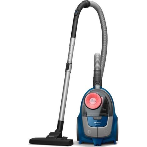 PHILIPS XB2123/09 - Bagless Cylinder Vacuum Cleaner - 850 W - Compact - 1.3 L - Dark Blue / Peach (1/5)