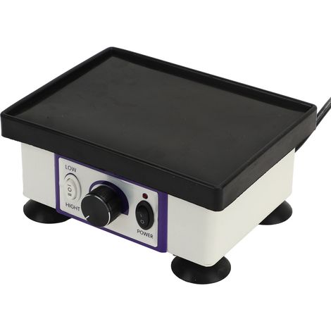 Vibrateur de laboratoire Quartet 8x6 pouces, puissance et durée réglables, modèle pour plâtre, oscillateur, mélangeur, 120 W, prise UE 220 V (1/5)