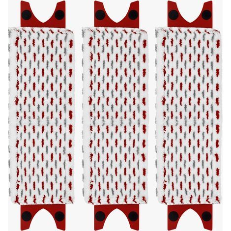 Kompatibel mit Vileda Ultra Max Flachmopp-Zubehör, Aokda 3er-Pack Moppmatten (1/4)