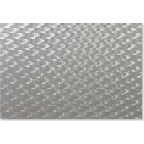 Fond à Gâteau Rectangulaire, Plastique, Argent, 43 x 0.4 x 33 cm (1/4)