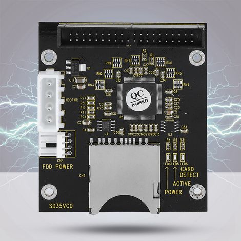 Adaptateur microSD vers carte mémoire IDE 2,5 pouces (microSD/TF) vers connecteur IDE 40 broches mâle (1/5)