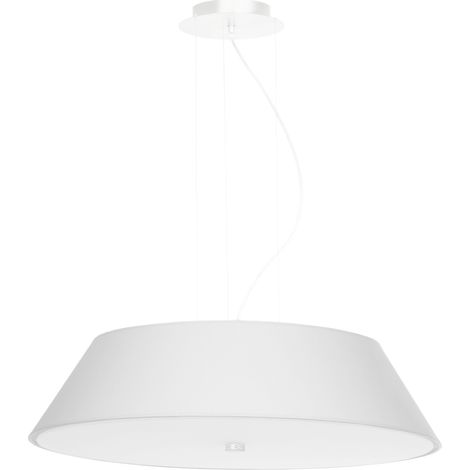 Cylindrical Pendant Light White 60cm E27 Zylindrische Pendelleuchte Weiß 60cm E27 (1/5)