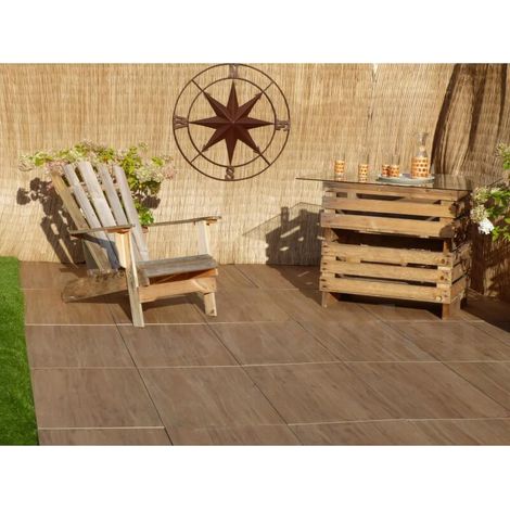 TERRASSE Helles Holz - 1 Fliese