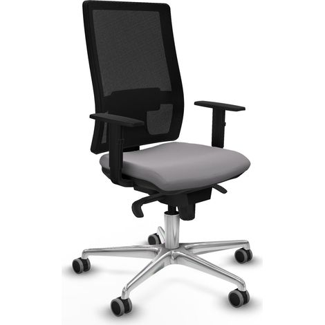Bürostuhl piqueras y crespo Horna schwarz Mesh und Leder