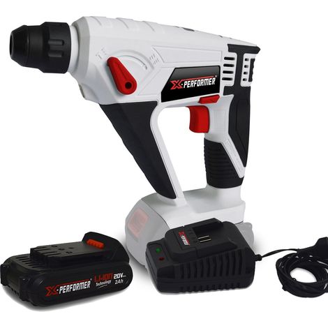 Marteau perforateur - X-Performer XPRH20LI - 20V - Mandrin SDS+ Témoin de charge - Batterie 2Ah et chargeur inclus (1/3)